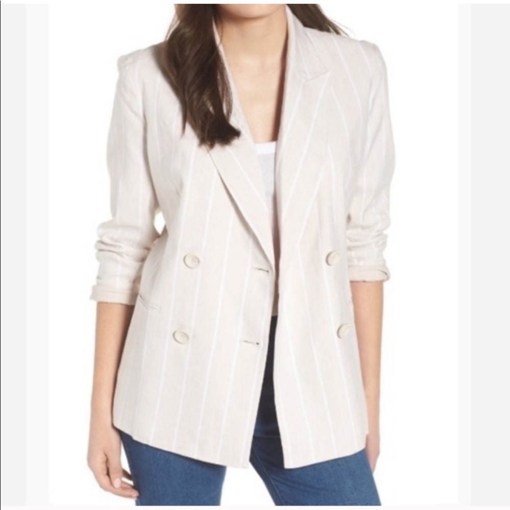 Leith Nordstrom Cream Blazer